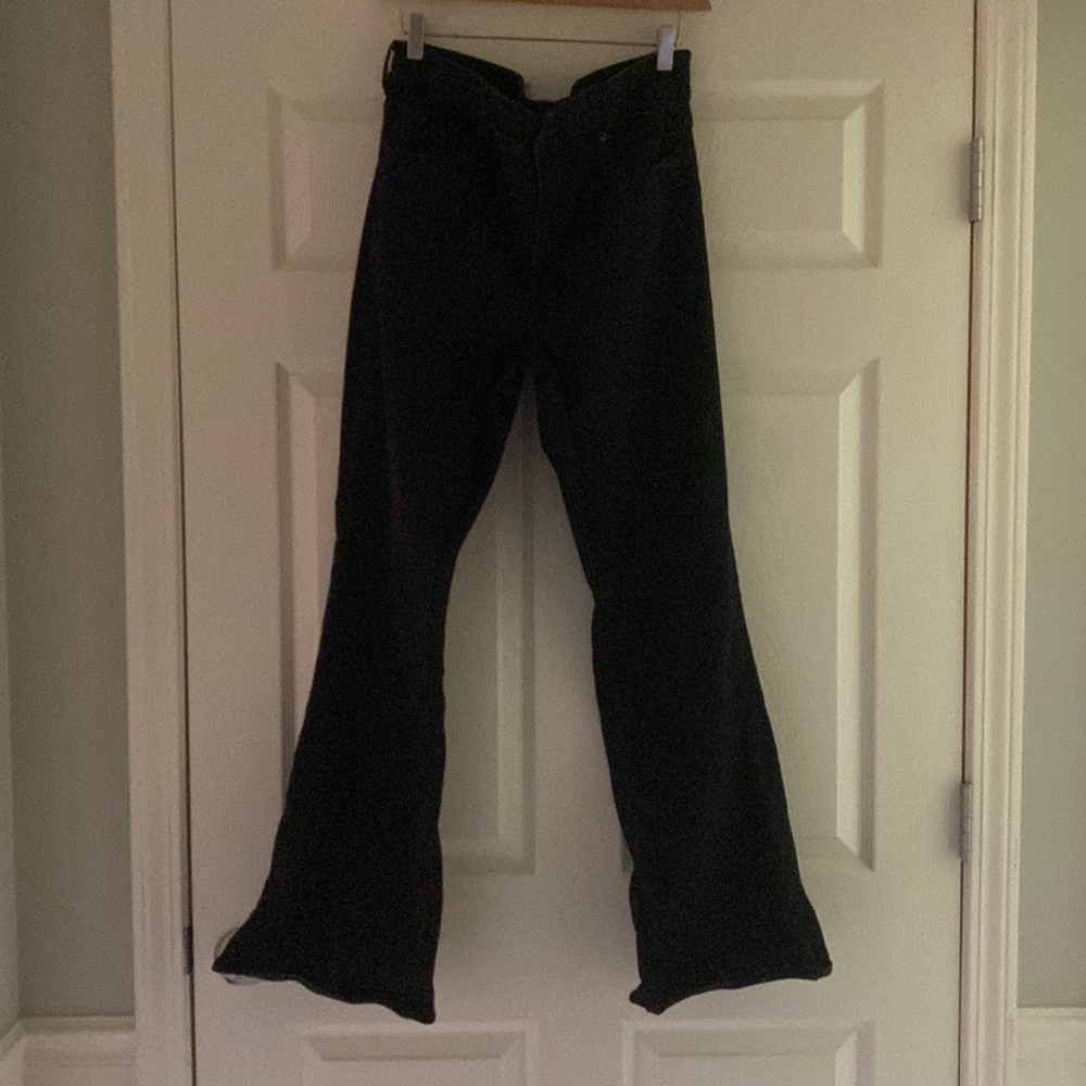 American Eagle High Rise Artistic Flare Jeans